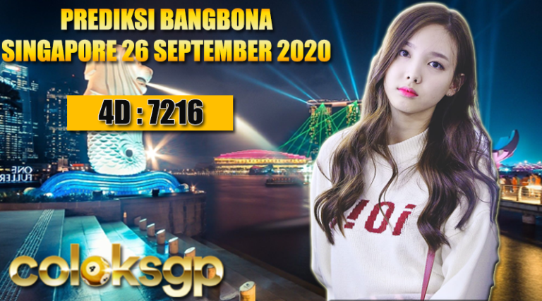 Prediksi Bangbona Singapore 26 September 2020 Prediksi